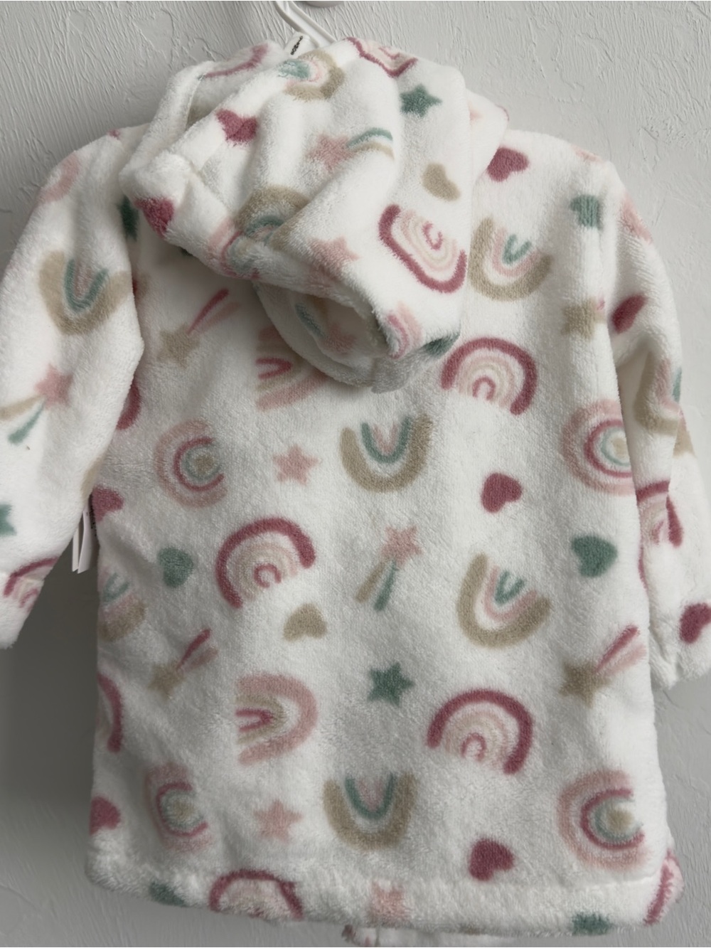 Baby Essentials NWT Plush Robe & Toy Lovey 0-9 Mos - Picture 3 of 6